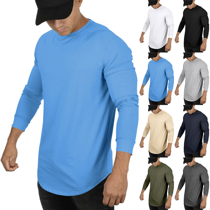 Herren Langarmshirt mit innovativem Schnitt und atmungsaktiver Struktur Drune
