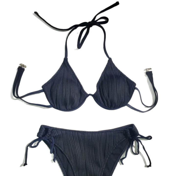 Damen Triangel-Bikini mit feinem Rippendesign Drune