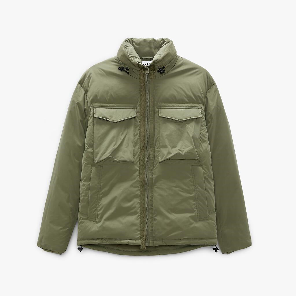 Herren lässige Outdoorjacke mit abnehmbarer Kapuze und großzügigen Taschen Drune