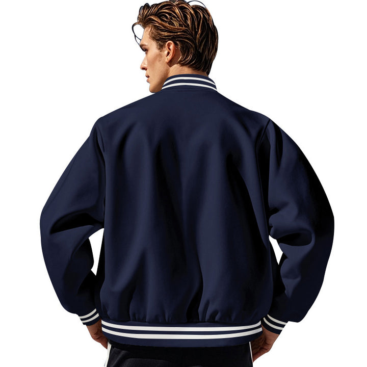 Herren Collegejacke mit elastischen Bündchen und hochwertiger Verarbeitung Drune