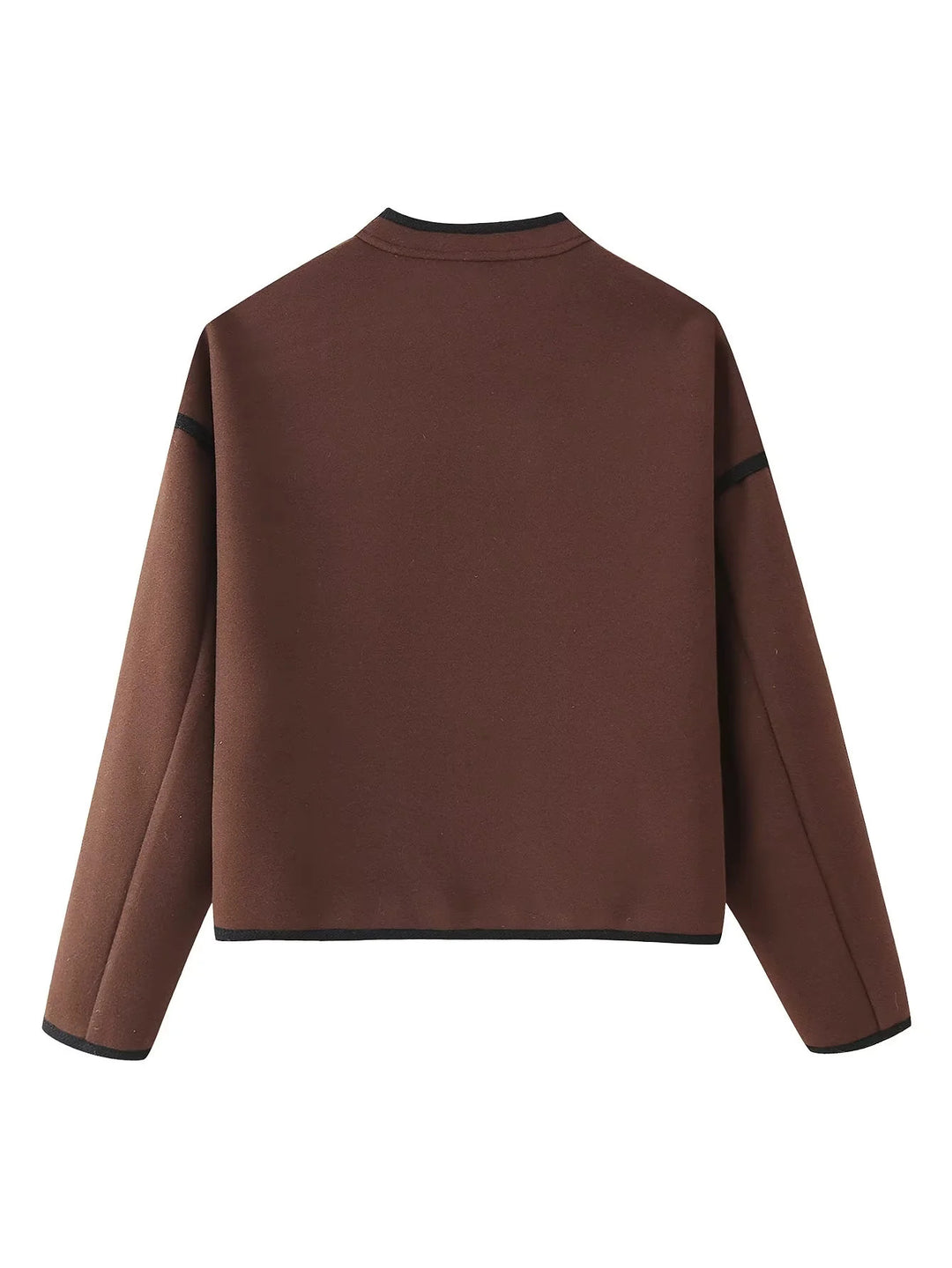 Damen elegante Übergangsjacke mit dekorativen Knöpfen Drune