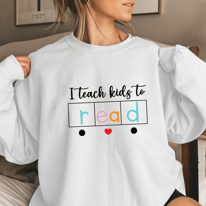 Damen Sweatshirt mit kreativem Lehrmotiv Drune