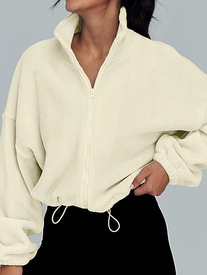 Damen Oversized Sweatshirtjacke Drune