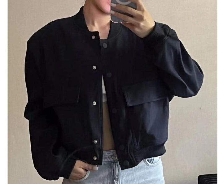 Damen modische Streetwear Jacke Drune