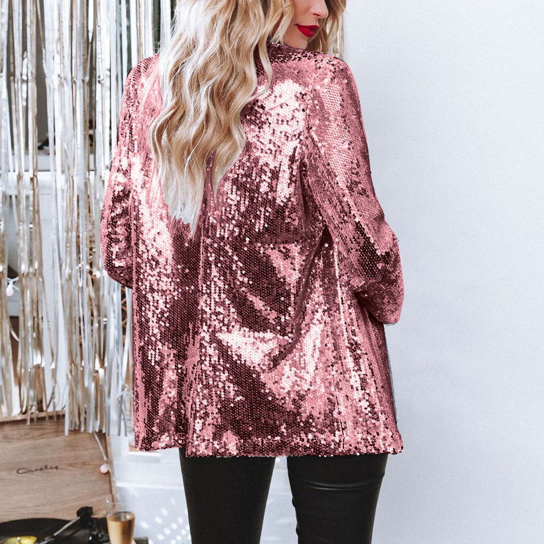 Drune | Golden Glitter Jacke mit Pailletten