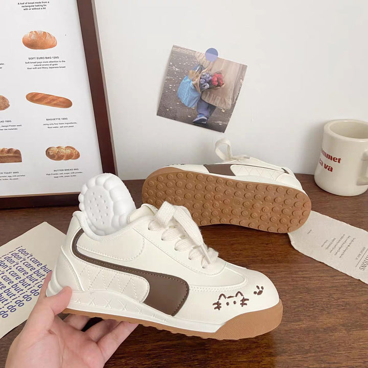 Damen Komfortable Freizeit-Sneaker mit verspielten Tiermotiven Drune