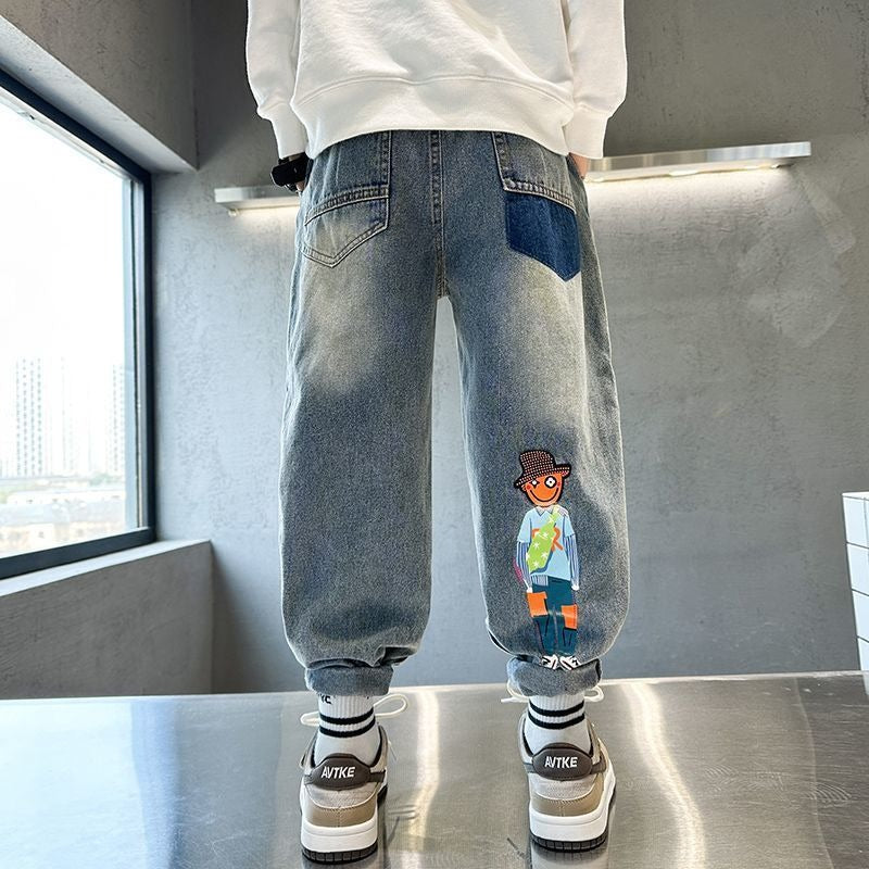 Herren lässige Baggy-Jeans mit einzigartigem Design Drune