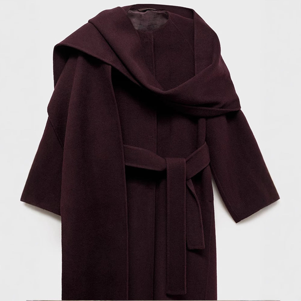 Damen elegante und vielseitige Poncho-Jacke Drune