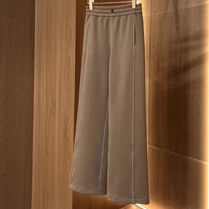 Damen Weit geschnittene, elastische Lounge-Hose Drune
