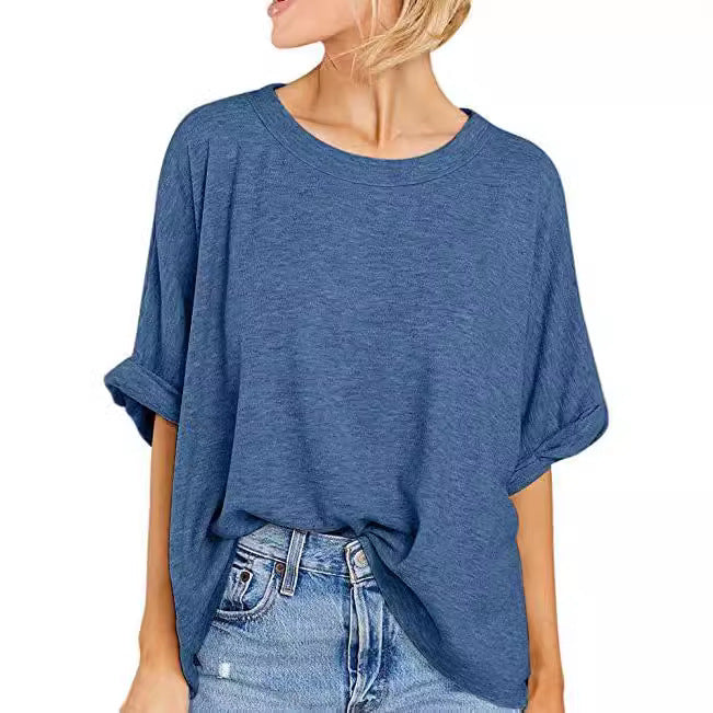 Damen lässiges Oversized T-Shirt Drune