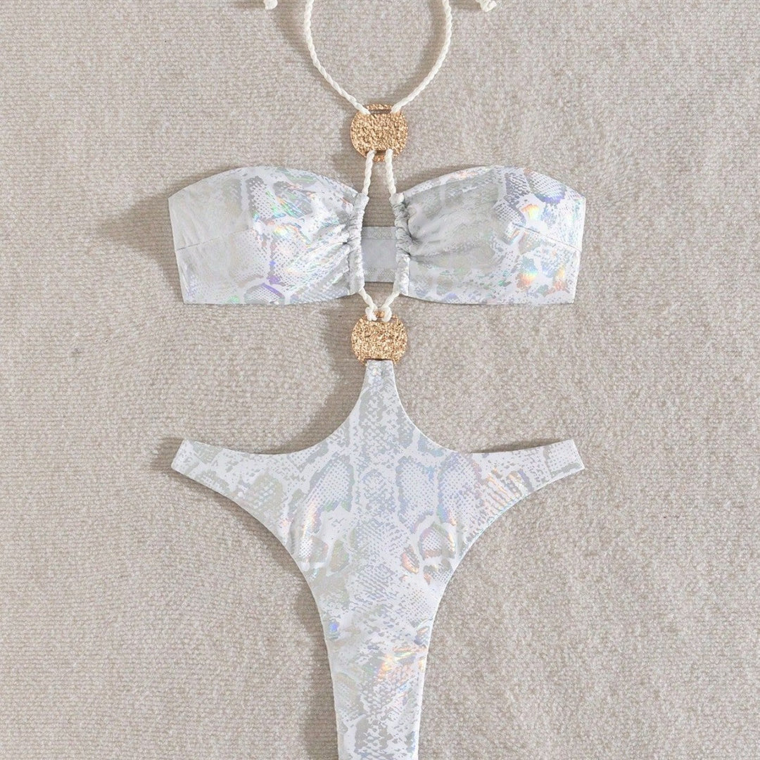 Damen Luxuriösen Bikini mit modernem Cut-Out Drune