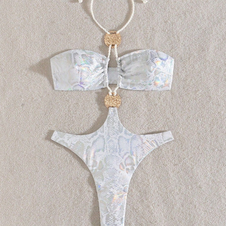 Damen Luxuriösen Bikini mit modernem Cut-Out Drune