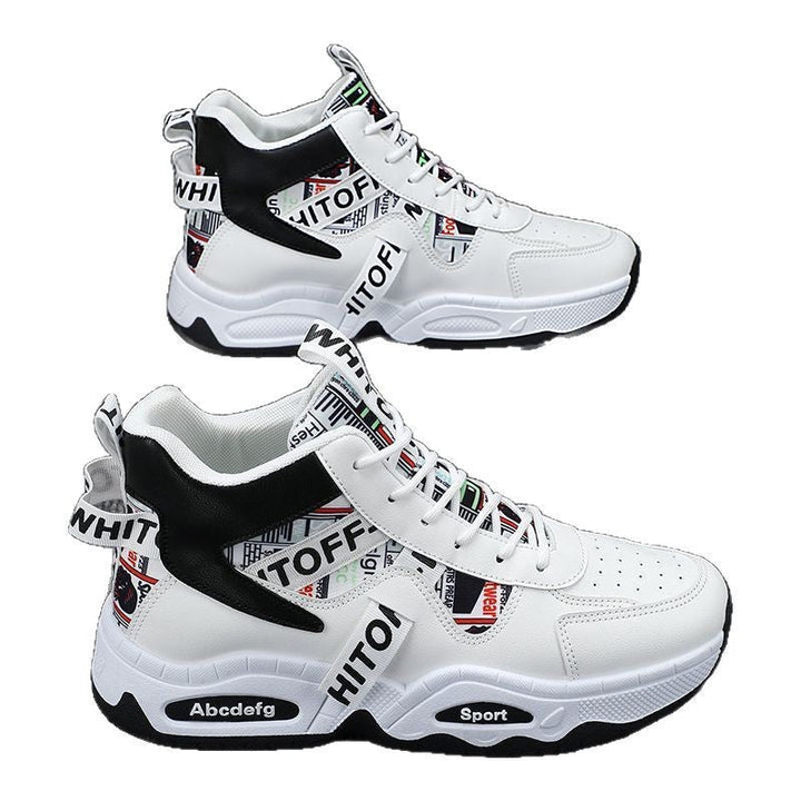 Damen Sportliche High-Top Sneakers mit modischem Detail Drune