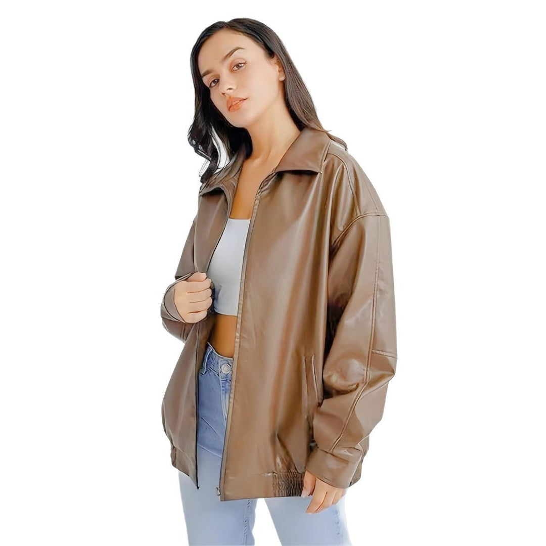 Damen oversized Übergangsjacke mit modernem Schnitt Drune