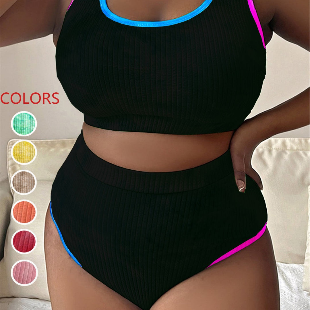 Damen Sportiv geschnittenes Bikini-Set Drune