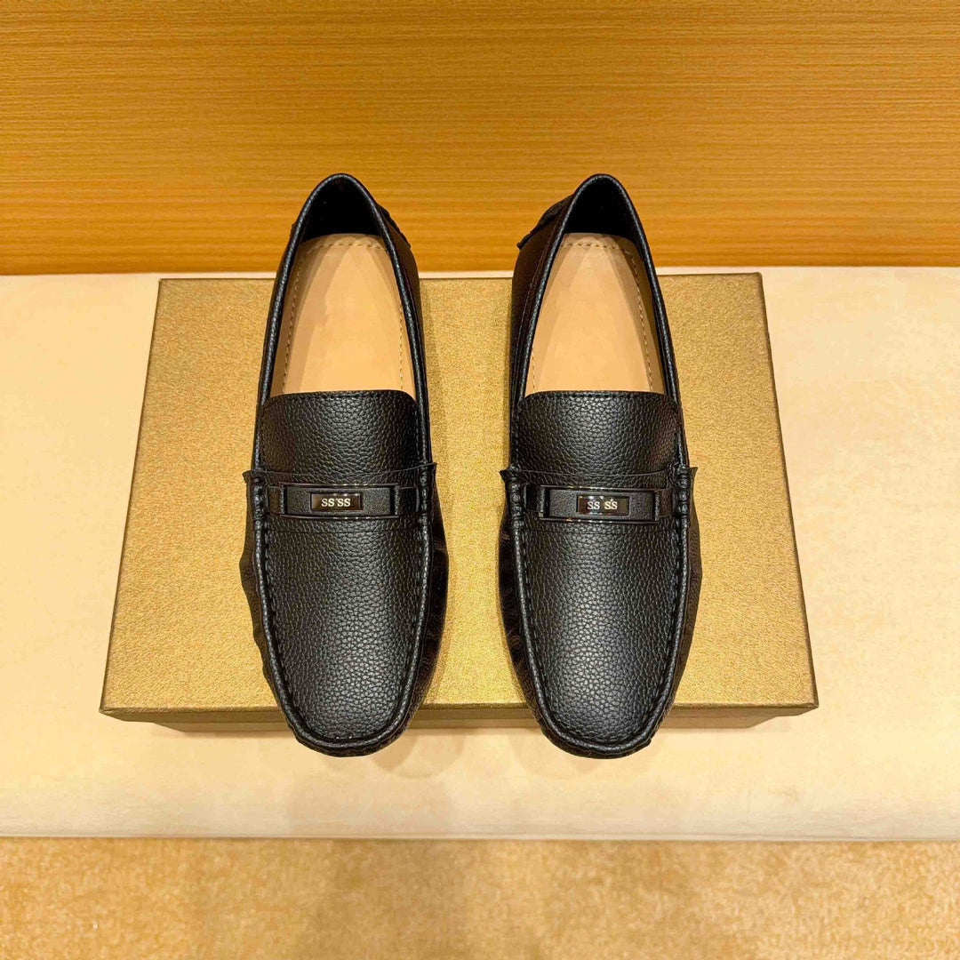 Herren Mokassins aus hochwertigem Leder mit eleganter Ziernaht Drune