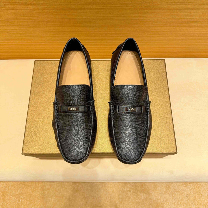 Herren Mokassins aus hochwertigem Leder mit eleganter Ziernaht Drune