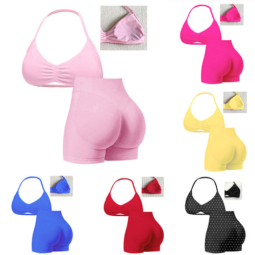 Damen Sportlicher Bikini mit gepolstertem Oberteil und hoher Taille Drune