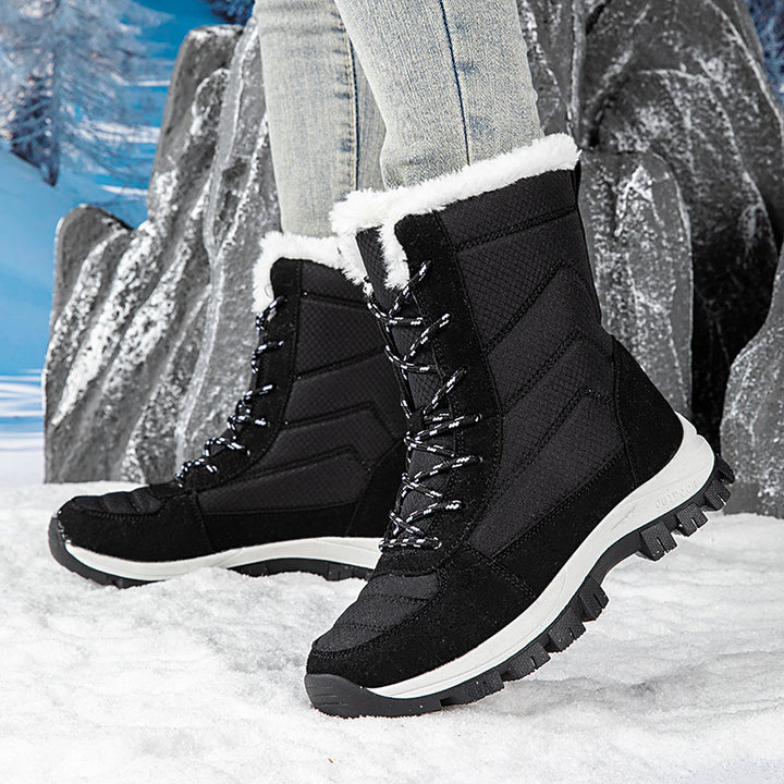 Damen Winterstiefel mit rutschfester Sohle und isolierendem Innenfutter Drune