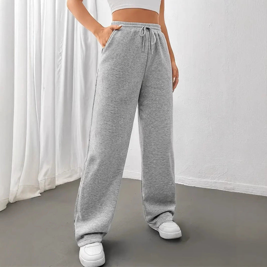 Damen Bequeme Freizeithose mit weitem Bein Drune