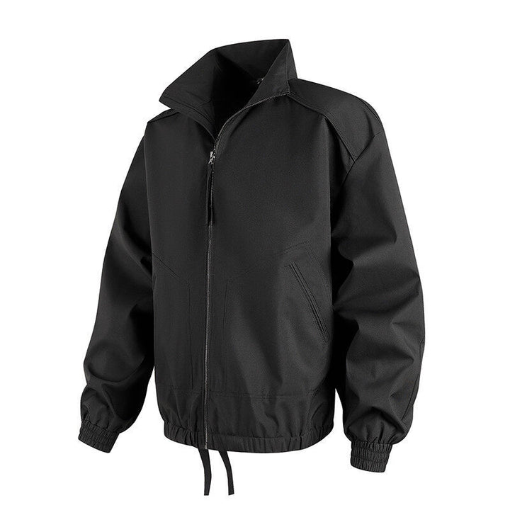 Herren lässige Übergangsjacke mit hohem Kragen und praktischen Taschen Drune