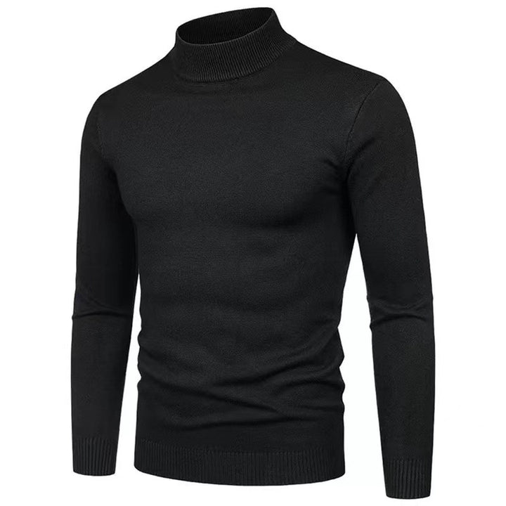 Herren Rollkragenpullover aus hochwertigem Strickmaterial mit feiner Textur Drune