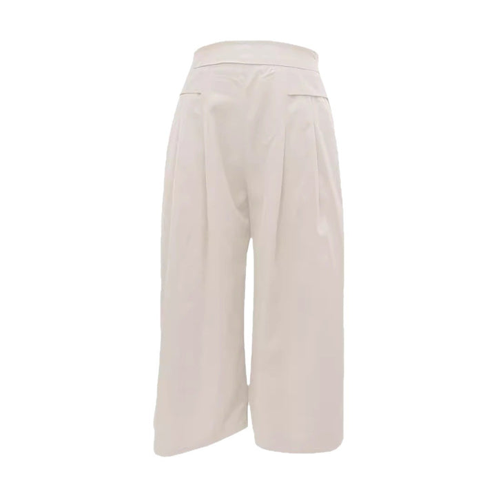Damen Weite Culotte mit eleganten Falten und praktischen Taschen Drune