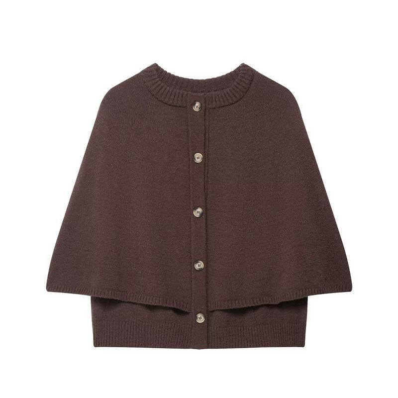Damen modischer Umhangpullover Drune