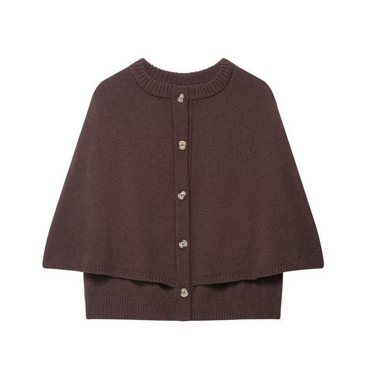 Damen modischer Umhangpullover Drune