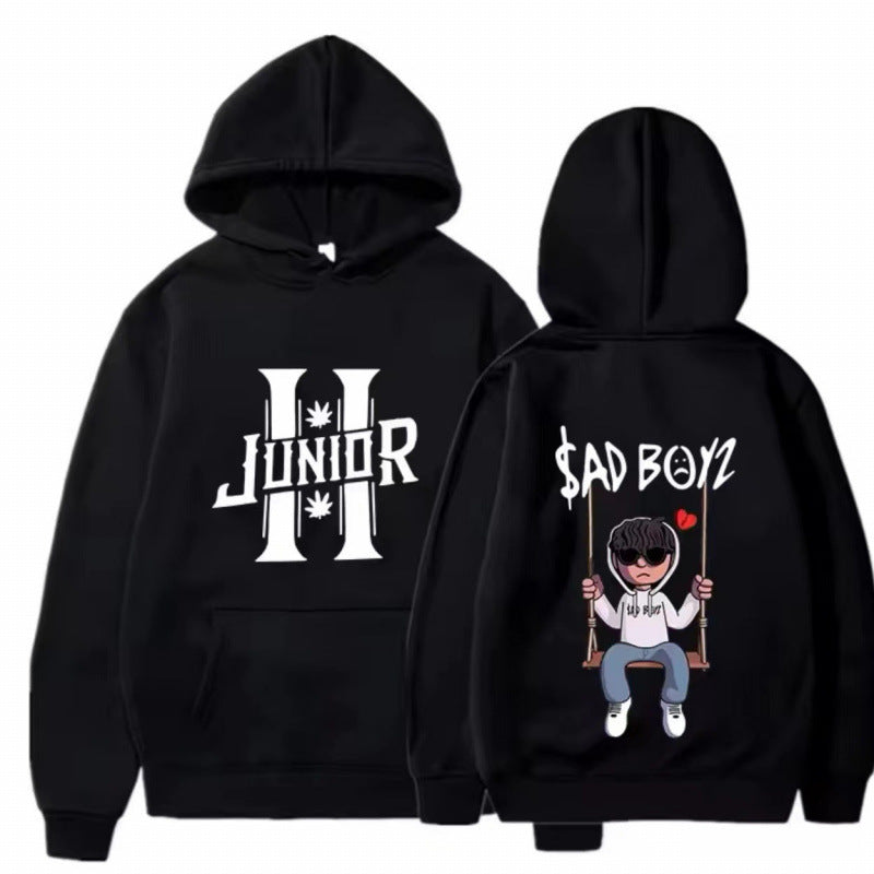 Damen Hoodie mit einzigartigem grafischen Design und gemütlicher Passform Drune