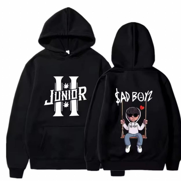 Damen Hoodie mit einzigartigem grafischen Design und gemütlicher Passform Drune