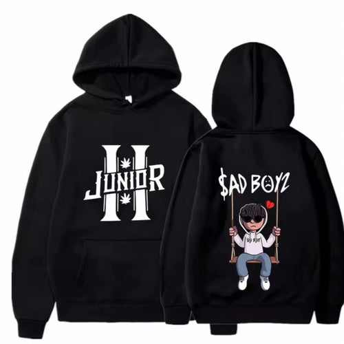 Damen Hoodie mit einzigartigem grafischen Design und gemütlicher Passform Drune