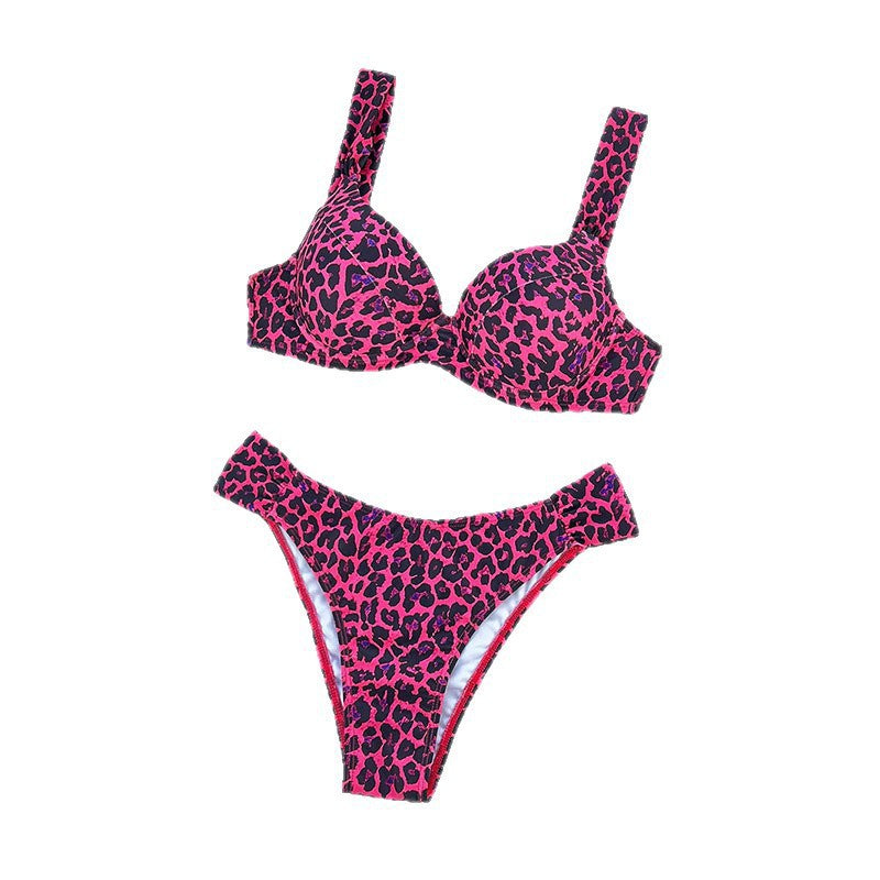 Damen Triangel-Bikini mit innovativem Tiermuster Drune