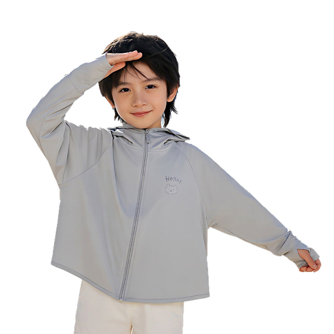 Jungen Funktionsjacke mit UV-Schutz und Kapuze Drune