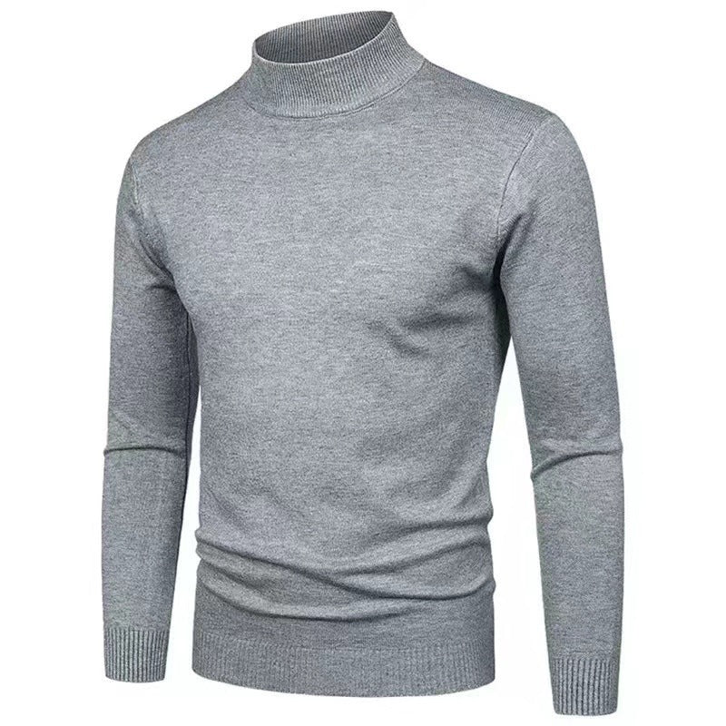 Herren Rollkragenpullover aus hochwertigem Strickmaterial Drune