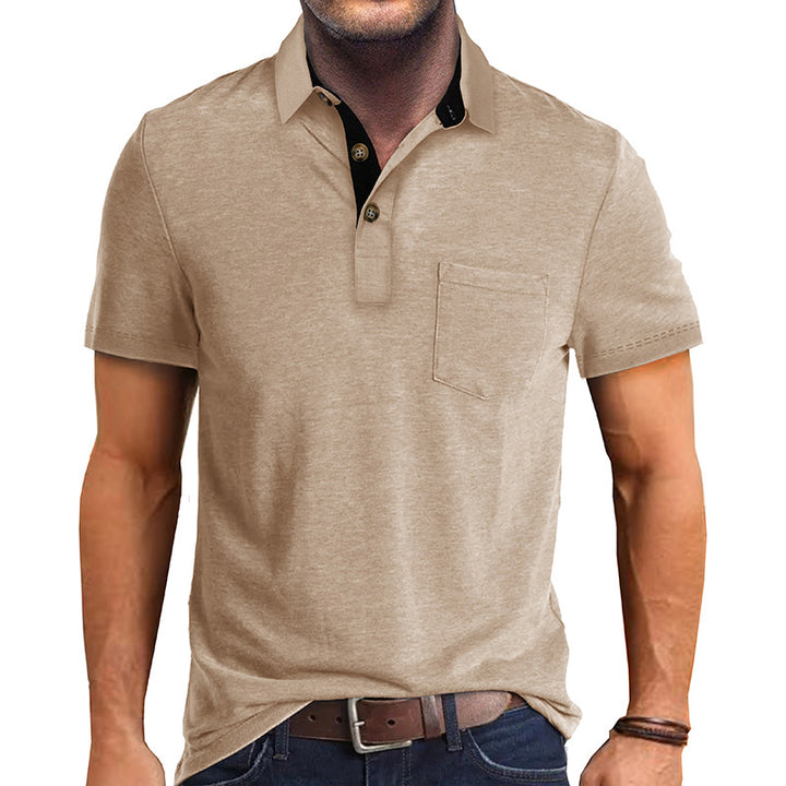 Herren Polo-Shirt mit modernen Designelementen Drune