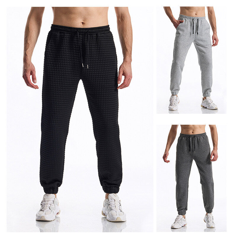 Herren bequeme Sweatpants mit hohem Bund und elastischem Komfort Drune