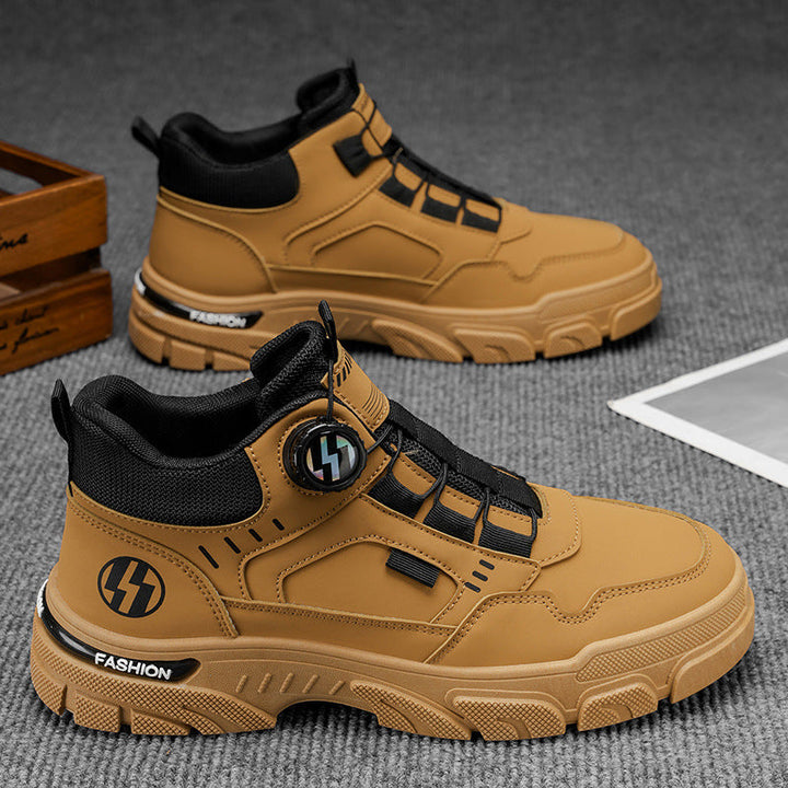 Damen sportliche High-Top Sneakers mit dynamisch-innovativer Schnürtechnologie Drune