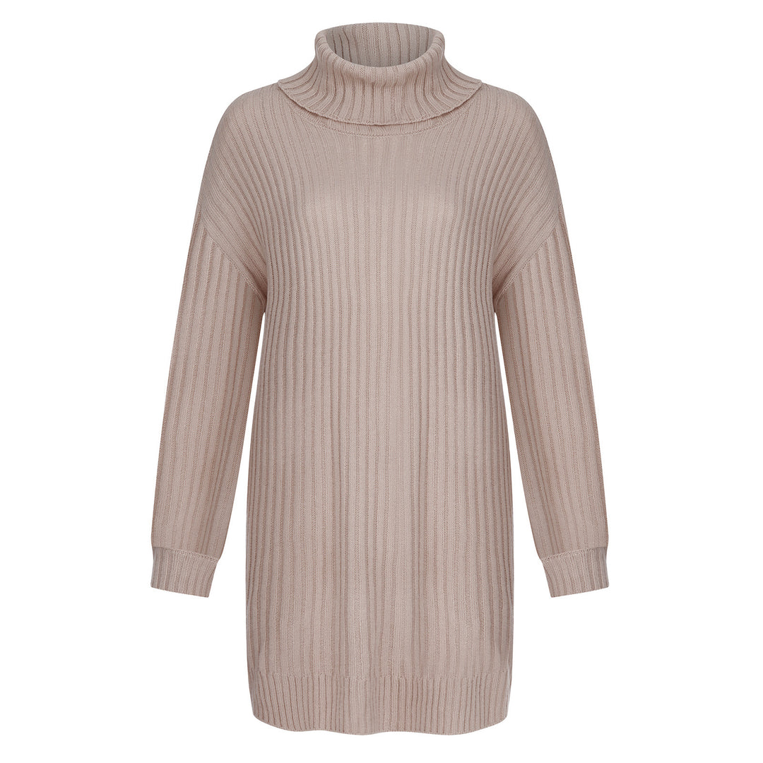 Damen Grobstrick Rollkragenpullover im lässigen Schnitt Drune