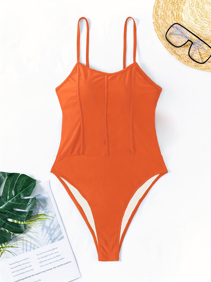 Damen Einteiler Badeanzug mit elegantem Schnitt Drune