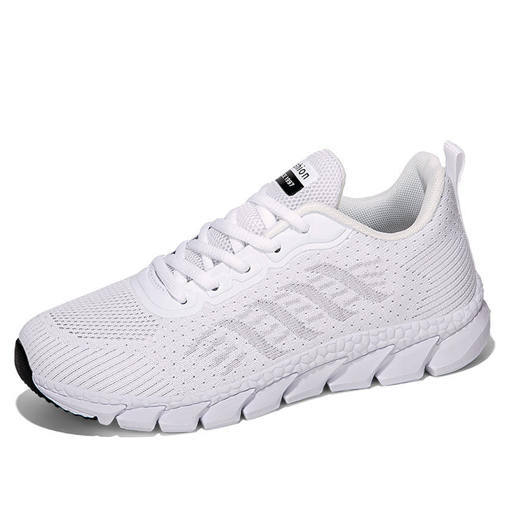 Damen nan nahtlose Strick-Laufschuhe mit viskoelastischem Komfort-Fußbett und segmentierter Flexlaufsohle Drune