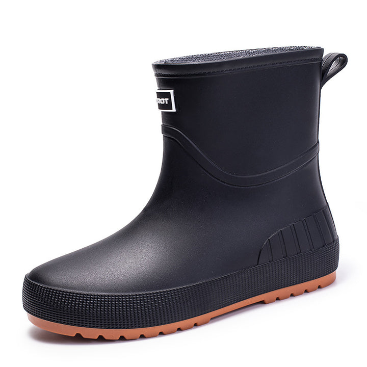 Damen modische Gummistiefel mit rutschfester Sohle und Komfort-Innenausstattung Drune