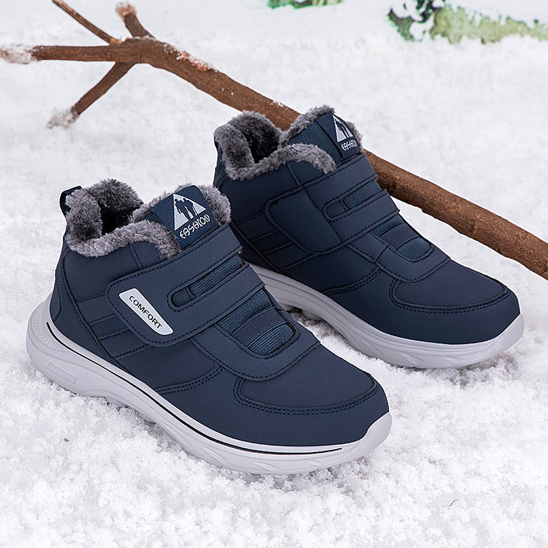 Damen isolierte Winter-Sneaker mit praktischem Klettverschluss und weichem Innenfutter Drune