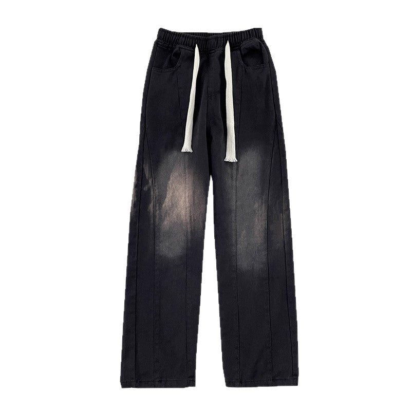 Damen lässige Freizeithose mit elastischem Bund und praktischen Taschen Drune