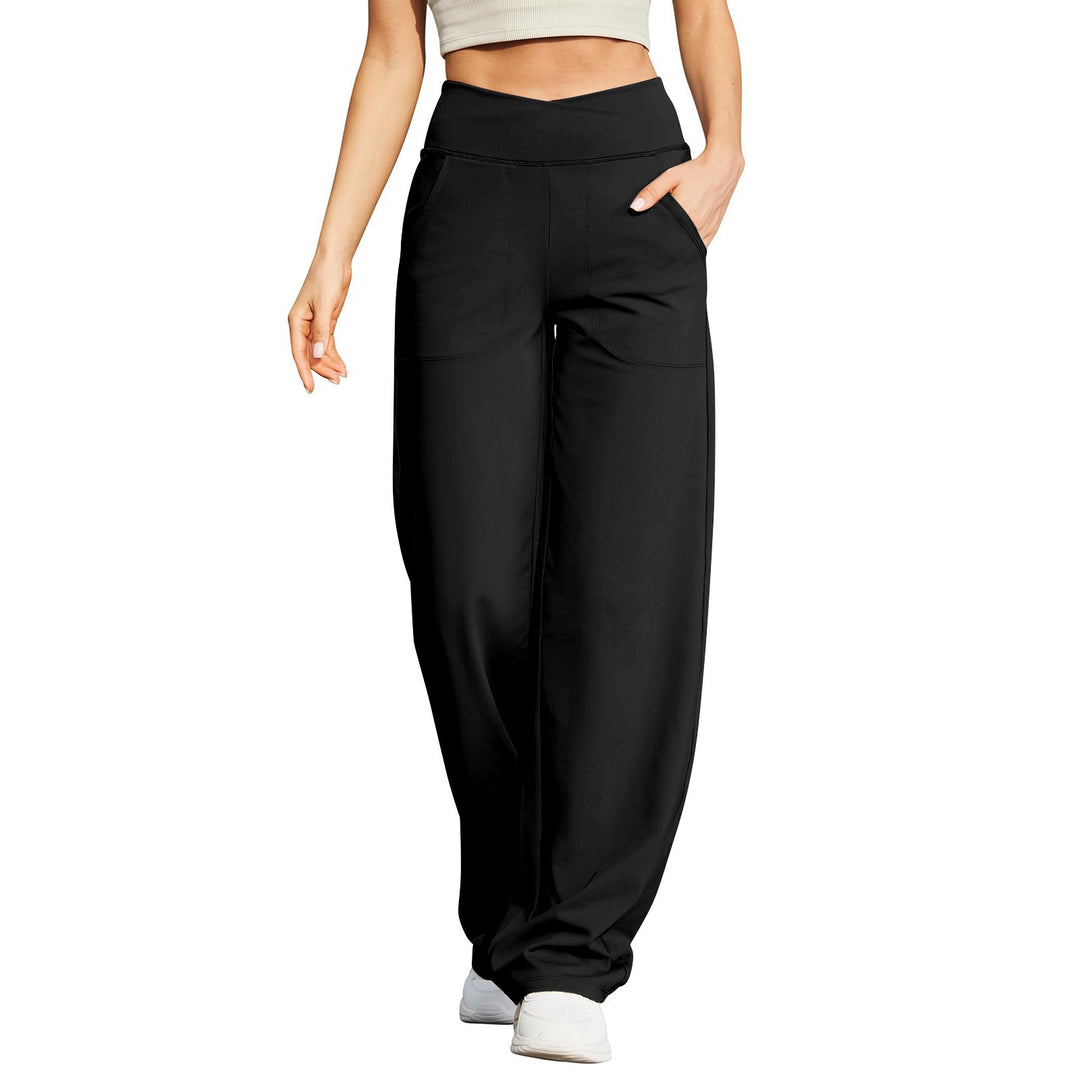 Damen Freizeithose mit hohem Bund und praktischen Taschen Drune