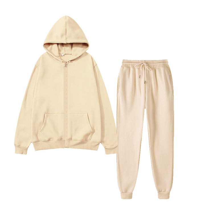 Damen Fitness-Set mit Kapuzenjacke und Jogginghose Drune