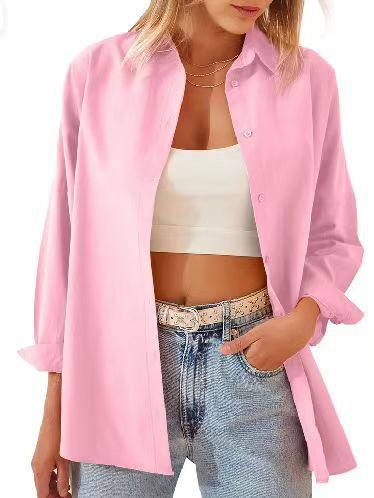 Damen Leichte und luftige Overshirtbluse Drune