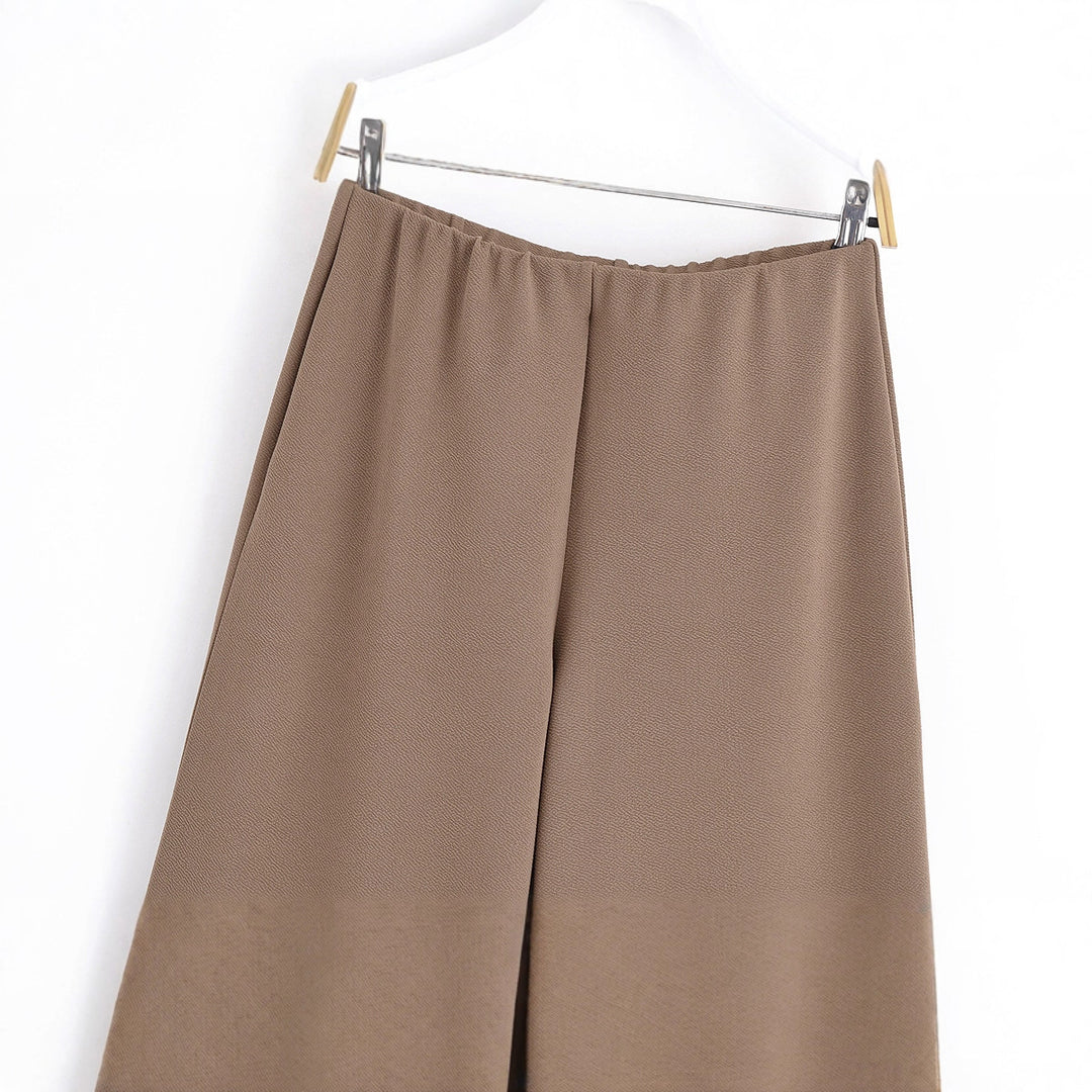 Damen weite Palazzo-Hose aus leichtem, luftigem Material Drune
