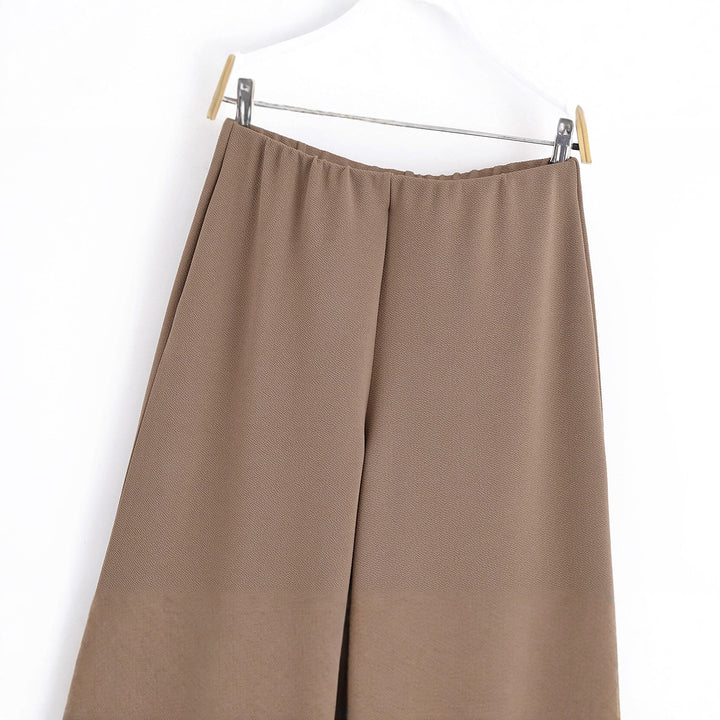 Damen weite Palazzo-Hose aus leichtem, luftigem Material Drune