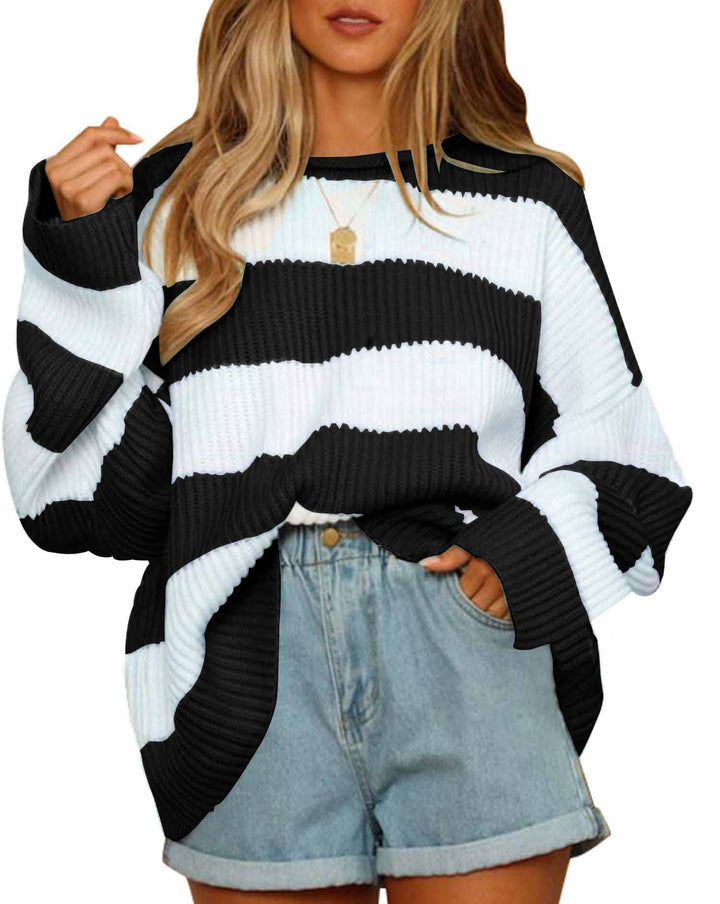 Damen Strickpullover mit oversized Schnitt Drune